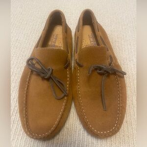 Giorgio Brutini Le Glove Brown Suede Leather Slipper Moccasins 9.5 M